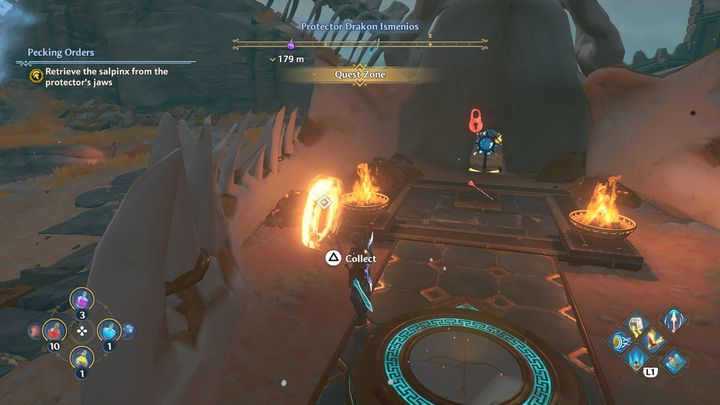 After completing the objective, collect the Coins of Charon - Immortals Fenyx Rising: Pecking Orders - walkthrough - The tasks of Ares - Immortals Fenyx Rising Guide