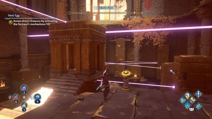 Go to the second marker, which is located to your right - Immortals Fenyx Rising: Nest Egg - walkthrough - The tasks of Ares - Immortals Fenyx Rising Guide
