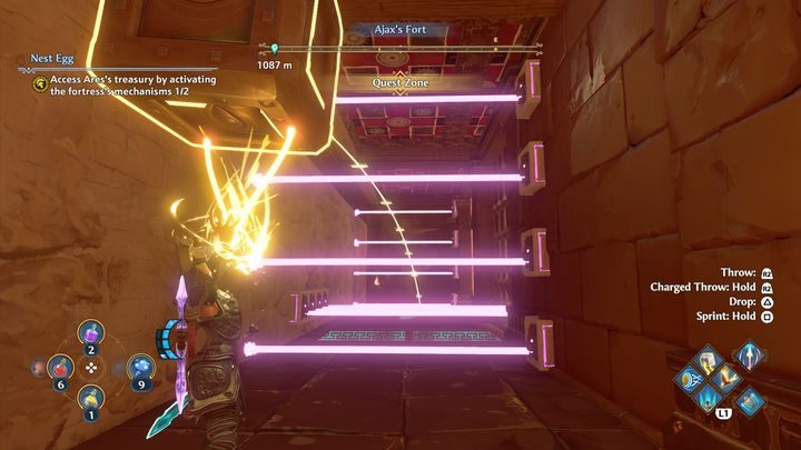 You will find a block there - Immortals Fenyx Rising: Nest Egg - walkthrough - The tasks of Ares - Immortals Fenyx Rising Guide