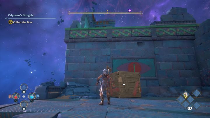 Activate another button in order to create a wooden box - Immortals Fenyx Rising: Odysseuss Struggle - walkthrough - Main missions - Immortals Fenyx Rising Guide
