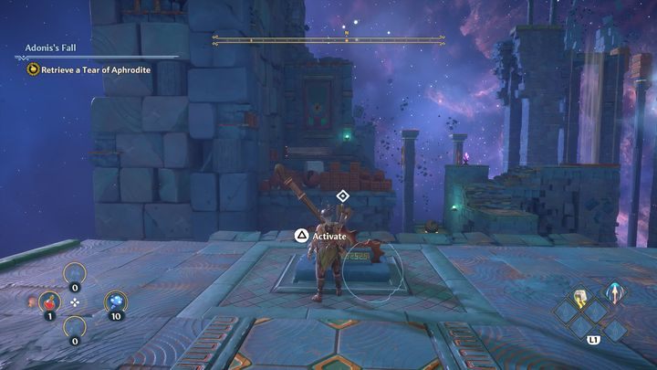 Afterwards, use your wings to make your way to the other side - Immortals Fenyx Rising: A Crying Shame - walkthrough - Aphrodites quests - Immortals Fenyx Rising Guide