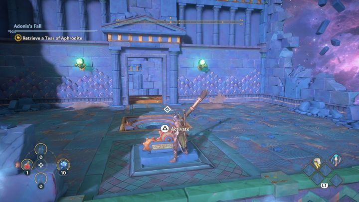 You will now unlock more wind gusts on the left side but before you go there, go to the very top - Immortals Fenyx Rising: A Crying Shame - walkthrough - Aphrodites quests - Immortals Fenyx Rising Guide