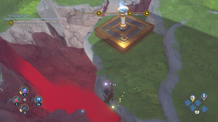 The next tear is located in the northern parts of the region - Immortals Fenyx Rising: A Crying Shame - walkthrough - Aphrodites quests - Immortals Fenyx Rising Guide