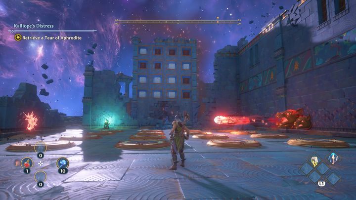 After you unlock the wind gusts, you will still find a similar puzzle ahead - Immortals Fenyx Rising: A Crying Shame - walkthrough - Aphrodites quests - Immortals Fenyx Rising Guide