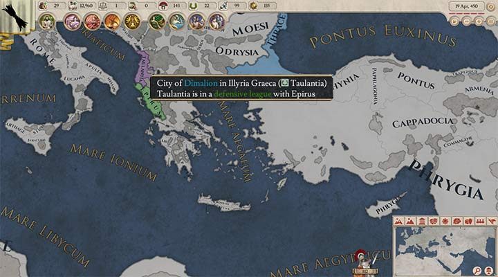 Map modes will enable you to achieve better control of situation in your state, monitor the status of economy, unrests in the provinces and relations between your neighbors - Imperator Rome Guide