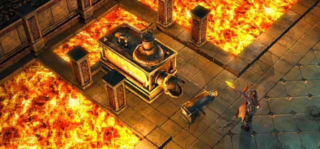 You need to launch three baskets with coals to turn on the forge - A Thousand Seasons in the Abbys - Chapter III - The Sovereign Killer - Impire - Game Guide and Walkthrough