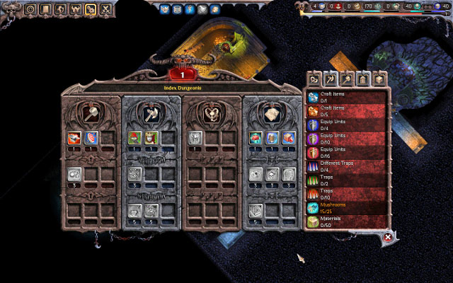 Index Dungeonis let you remind all youve forgotten from the previous map - Index Dungeonis - General comments - Impire - Game Guide and Walkthrough