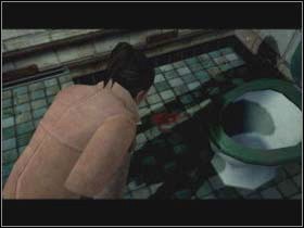 Go back to the diner and enter the restroom - Fahrenheit Indigo Prophecy: INVESTIGATION Docs Diner - Fahrenheit Indigo Prophecy: Walkthrough - Indigo Prophecy / Fahrenheit Game Guide & Walkthrough