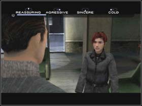 You will continue the conversation - Fahrenheit Indigo Prophecy: LOST LOVE Lucas Apartment - Fahrenheit Indigo Prophecy: Walkthrough - Indigo Prophecy / Fahrenheit Game Guide & Walkthrough