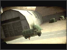 Suddenly you will have a vision about a fire in the hangar - Fahrenheit Indigo Prophecy: HIDE AND SEEK Cemetery - Fahrenheit Indigo Prophecy: Walkthrough - Indigo Prophecy / Fahrenheit Game Guide & Walkthrough