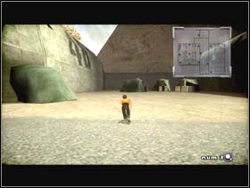 After a while you will see a hole in the fence - Fahrenheit Indigo Prophecy: HIDE AND SEEK Cemetery - Fahrenheit Indigo Prophecy: Walkthrough - Indigo Prophecy / Fahrenheit Game Guide & Walkthrough