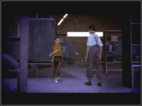 You will tell Markus to run away - Fahrenheit Indigo Prophecy: HIDE AND SEEK Cemetery - Fahrenheit Indigo Prophecy: Walkthrough - Indigo Prophecy / Fahrenheit Game Guide & Walkthrough