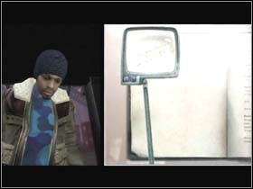 Now go downstairs and walk behind the stairs - Fahrenheit Indigo Prophecy: DEBRIEFING Police Station - Fahrenheit Indigo Prophecy: Walkthrough - Indigo Prophecy / Fahrenheit Game Guide & Walkthrough