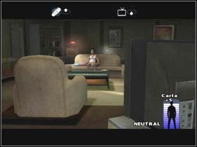 Now you can help Carla to feel better - Fahrenheit Indigo Prophecy: DARK OMEN Carlas Place - Fahrenheit Indigo Prophecy: Walkthrough - Indigo Prophecy / Fahrenheit Game Guide & Walkthrough