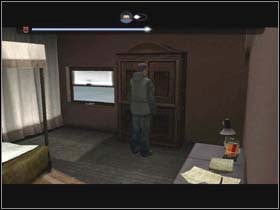 You can hide in the closet or under the table - Fahrenheit Indigo Prophecy: THE FUGITIVE Tiffanys Place - Fahrenheit Indigo Prophecy: Walkthrough - Indigo Prophecy / Fahrenheit Game Guide & Walkthrough