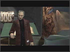 In one of the corners you will find a bonus - Fahrenheit Indigo Prophecy: MEETING KURIAKIN Museum - Fahrenheit Indigo Prophecy: Walkthrough - Indigo Prophecy / Fahrenheit Game Guide & Walkthrough