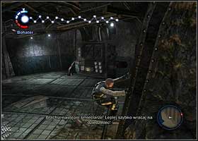 You will find the generator right before the top - Old, gray-haired man - part 3 - Walkthrough - inFAMOUS - Game Guide and Walkthrough