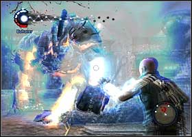 Once you get word about another attack, simply jump down from the roof - Old, gray-haired man - part 3 - Walkthrough - inFAMOUS - Game Guide and Walkthrough