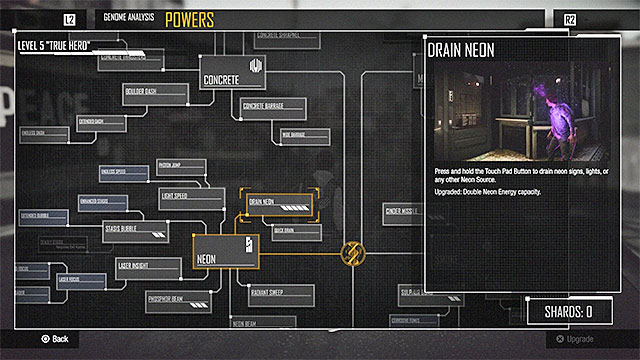The tree of powers grows as you progress in the game - Introduction - Delsins powers - inFamous: Second Son - Game Guide and Walkthrough