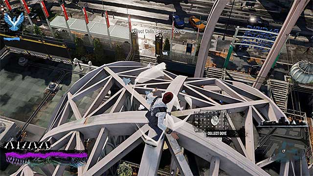 The spot where you find the dove - Chapter 4, part 1 - things to do in the game - inFamous Paper Trail - inFamous: Second Son - Game Guide and Walkthrough