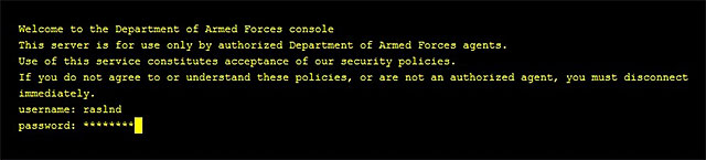 Enter login and password - Chapter 5, part 2 - things to do outside the game - inFamous Paper Trail - inFamous: Second Son - Game Guide and Walkthrough