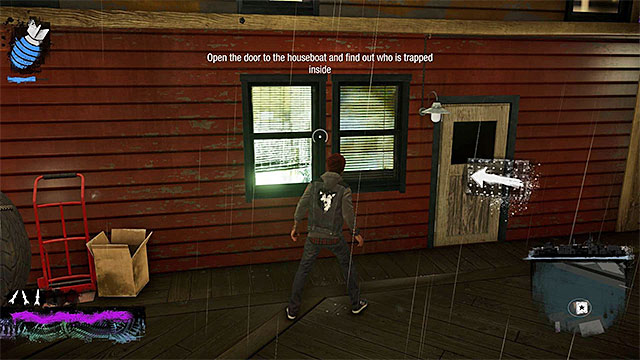 Open the door to free hostage women - 7a: Trash the Stash - Walkthrough - inFamous: Second Son - Game Guide and Walkthrough