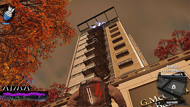 Building on which top, angel stops - 10: Reggie takes Flight - Walkthrough - inFamous: Second Son - Game Guide and Walkthrough