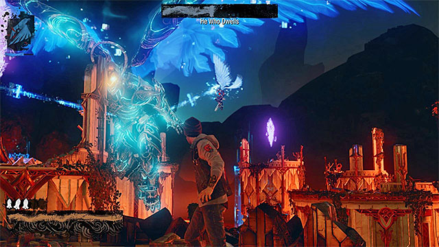 In this part, the only new thing is that boss will be supported by the smaller angels (screen above) - 11: Heavens Hellfire - Walkthrough - inFamous: Second Son - Game Guide and Walkthrough