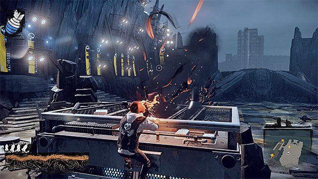 Regenerate the Smoke and heavy ammo often - Brooke Augustine #1 - Boss fights - inFamous: Second Son - Game Guide and Walkthrough