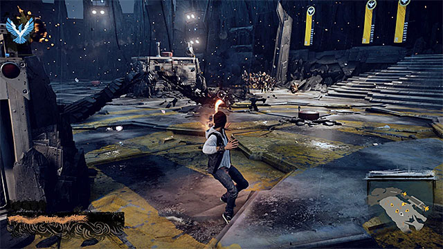 Try to kill elite enemies ASAP and then focus on the regular soldiers - Brooke Augustine #1 - Boss fights - inFamous: Second Son - Game Guide and Walkthrough