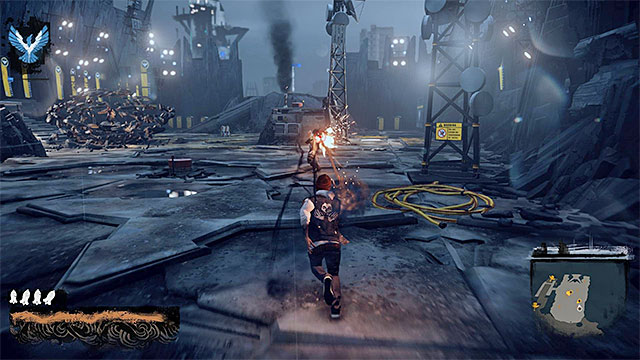 Eliminate Augustines soldiers before you focus on here - Brooke Augustine #1 - Boss fights - inFamous: Second Son - Game Guide and Walkthrough