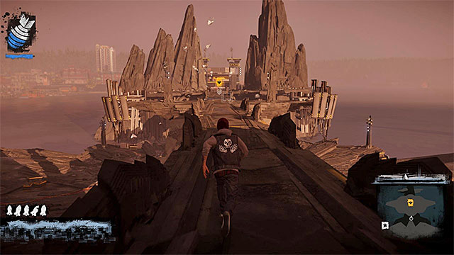 You begin the second chapter of inFamous Paper Trail in place shown on the screen above - Chapter 2, part 1 - things to do in the game - inFamous Paper Trail - inFamous: Second Son - Game Guide and Walkthrough