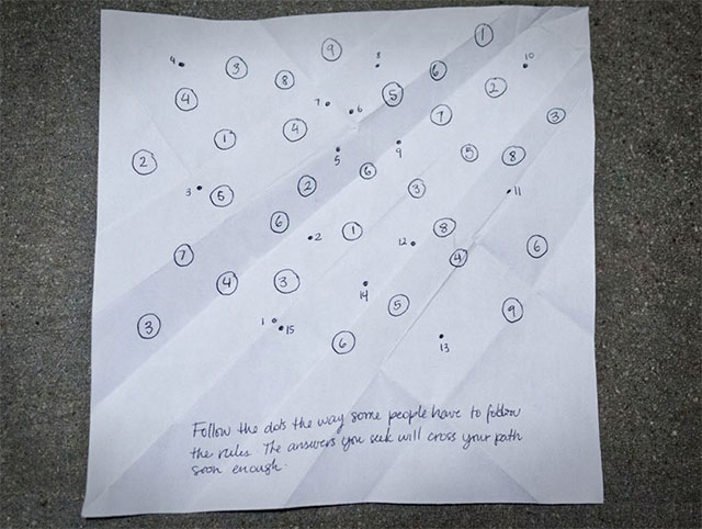 Click on the button to send the code - Chapter 2, part 1 - things to do outside the game - inFamous Paper Trail - inFamous: Second Son - Game Guide and Walkthrough