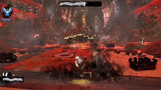 Use Concrete Barrage to deal more damage to Augustine - 17a: Expose Augustine - defeating Augustine - Walkthrough - inFamous: Second Son - Game Guide and Walkthrough