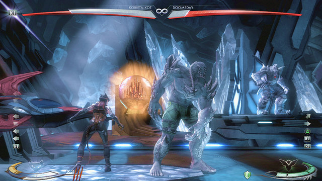 At the left edge of the arena theres a vehicle - Injustice Gods Among Us: Fortress of Solitude, arena guide - Arenas - Injustice: Gods Among Us Game Guide