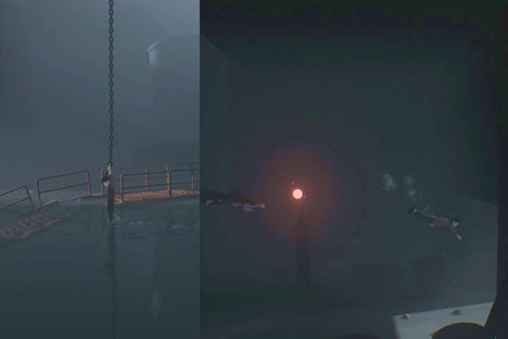 Now jump on the platform and into the water on the right side - Flooded base walkthrough - Walkthrough - Inside Game Guide