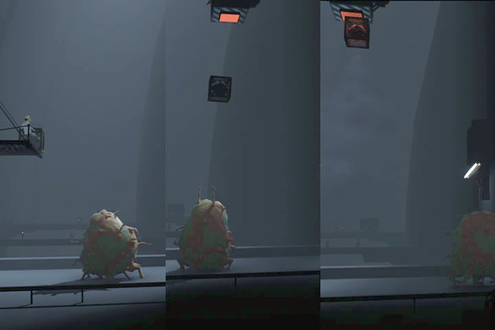 You will enter a dark room where a large crowd will be looking at you - Research Facility - interior part and the research object walkthrough - Walkthrough - Inside Game Guide