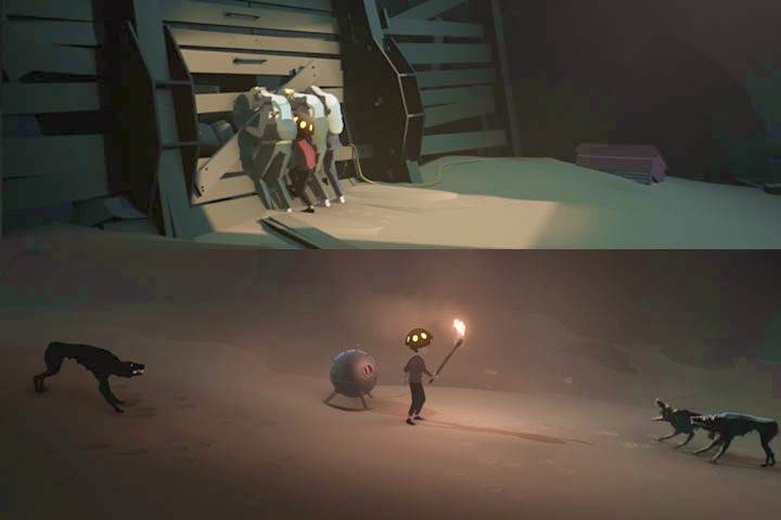 In the flooded base, when you open the large round door and drop into the water, there will be an opponent there - How to unlock all achievements and the secret ending in Inside - Walkthrough - Inside Game Guide