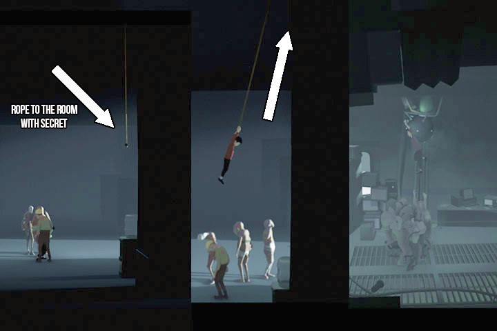 Once you reach the top of the giant water tank, move further - How to unlock all achievements and the secret ending in Inside - Walkthrough - Inside Game Guide