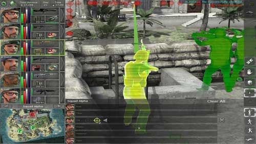 From the top of a tower try to eliminate as many enemies from the main hall as possible - Deidrannas Palace - Final locations - Jagged Alliance: Back in Action - Game Guide and Walkthrough