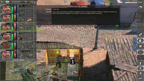 In Balime, in one of residence, we meet the Rich Kid who wants get the Da Honko Cereals (Limited Edition) - Missions - p. 3 - Missions - Jagged Alliance: Back in Action - Game Guide and Walkthrough