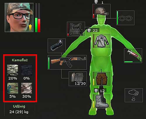 Visibility (white bar): chance to be discovered by enemy - Used marks and users interface - Campaign - introduction & Command Center - Jagged Alliance: Crossfire - Game Guide and Walkthrough