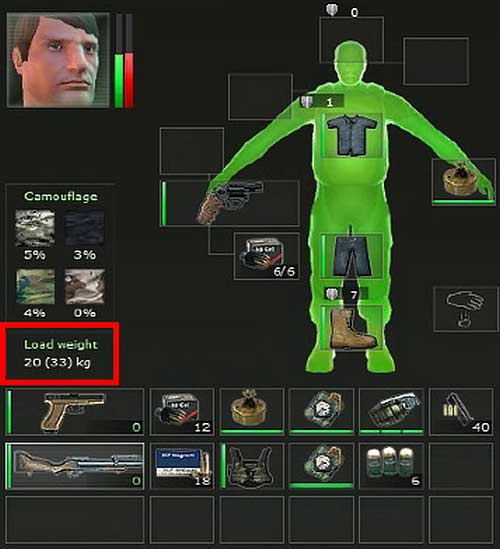 Equipment: by pressing I you open an equipment of the chosen mercenary - Game items - Campaign - introduction & Command Center - Jagged Alliance: Crossfire - Game Guide and Walkthrough