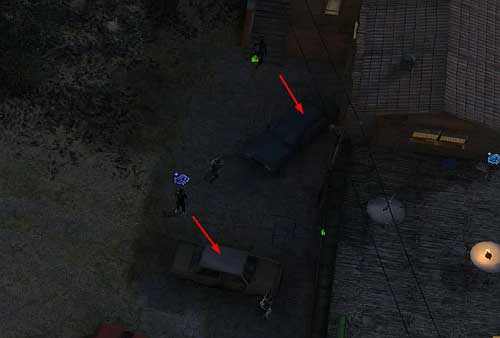 Another good point to fire, and to retreat, is hiding behind cars - Yadong harbor and Roadblock [1] - p. 2 - Campaign - beginning locations - Jagged Alliance: Crossfire - Game Guide and Walkthrough