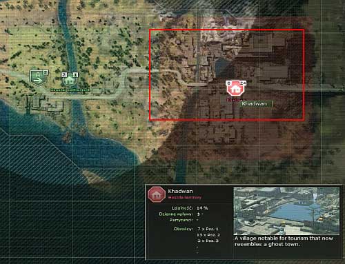 When you get rid of attackers, return to the main map and head to Khadwan - Khadwan [4] - p. 1 - Campaign - southern way - Jagged Alliance: Crossfire - Game Guide and Walkthrough