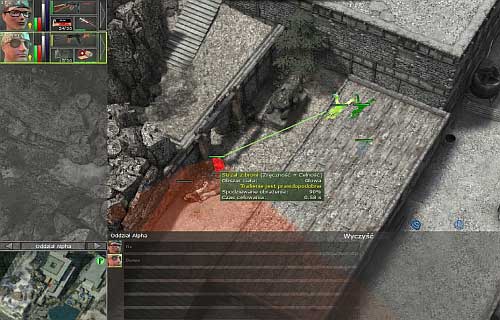 At the last point in this region, on the northern east part of the map, its worth to lure out enemies in the place shown on the screen, and place your mercenaries as above - Khadwan [4] - p. 2 - Campaign - southern way - Jagged Alliance: Crossfire - Game Guide and Walkthrough