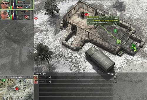 Try to sneak to the last point on the top of the mountain (eastern part of the map), because its well fortified and shoot-out before getting on the top may end up badly - Outposts and Sawmill [5] - Campaign - southern way - Jagged Alliance: Crossfire - Game Guide and Walkthrough