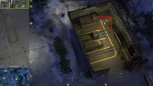 On the north, inside the warehouse, at which youve destroyed tank, talk with Dariush - Military base [8] - Secondary missions - Jagged Alliance: Crossfire - Game Guide and Walkthrough