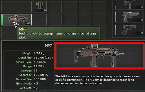 MP7 you can take from your mercenary, Fox - Military base [8] - Secondary missions - Jagged Alliance: Crossfire - Game Guide and Walkthrough