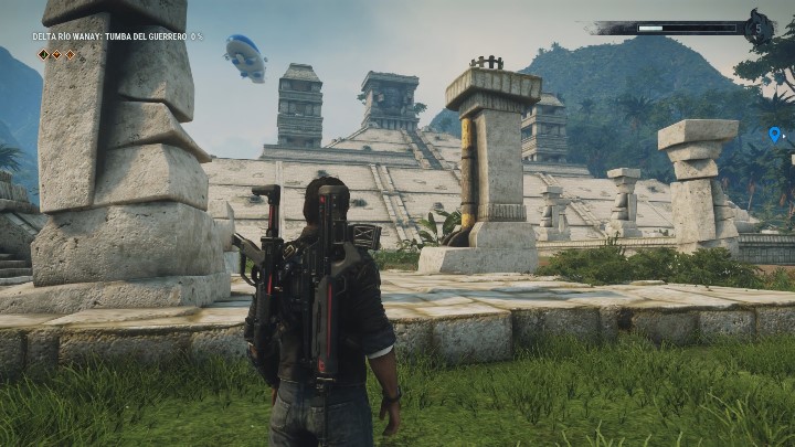 When you reach the tomb, you will immediately see the head of the statue placed on top of the ruins - Tomb Tumba Del Guerrero - Tomb Locations - Just Cause 4 Guide